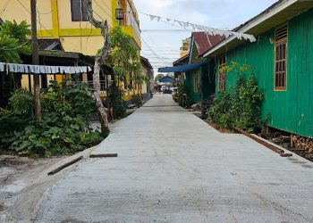 Warga Gang Diana Ucapkan Terima Kasih Kepada Sayid Anjas, Atas Terealisasinya Pembangunan Semenisasi