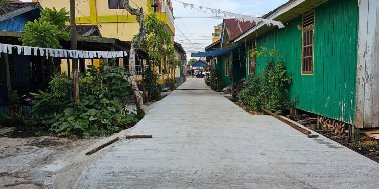 Warga Gang Diana Ucapkan Terima Kasih Kepada Sayid Anjas, Atas Terealisasinya Pembangunan Semenisasi