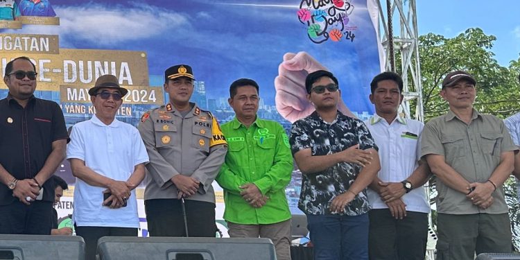 Ketua DPRD Joni, Ikuti Peringatan Hari Buruh Sedunia.