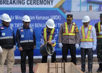 Ketua DPRD Kutai Timur Hadiri Peletakan Batu Pertama Pembangunan Air Minum, Sebut Pemerintah Sangat Mendukung