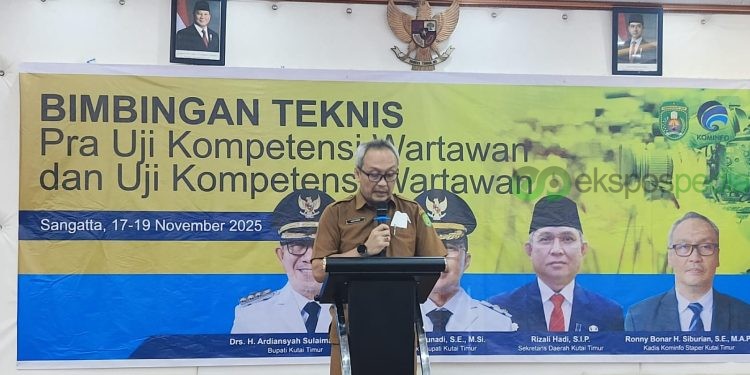 Kominfo Kutim Dorong Wartawan Tingkatkan Kompetensi